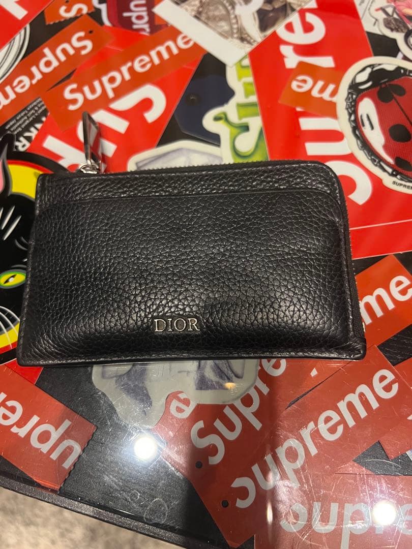 Dior ディオール フラグメントケース カードケース パスケース レザー