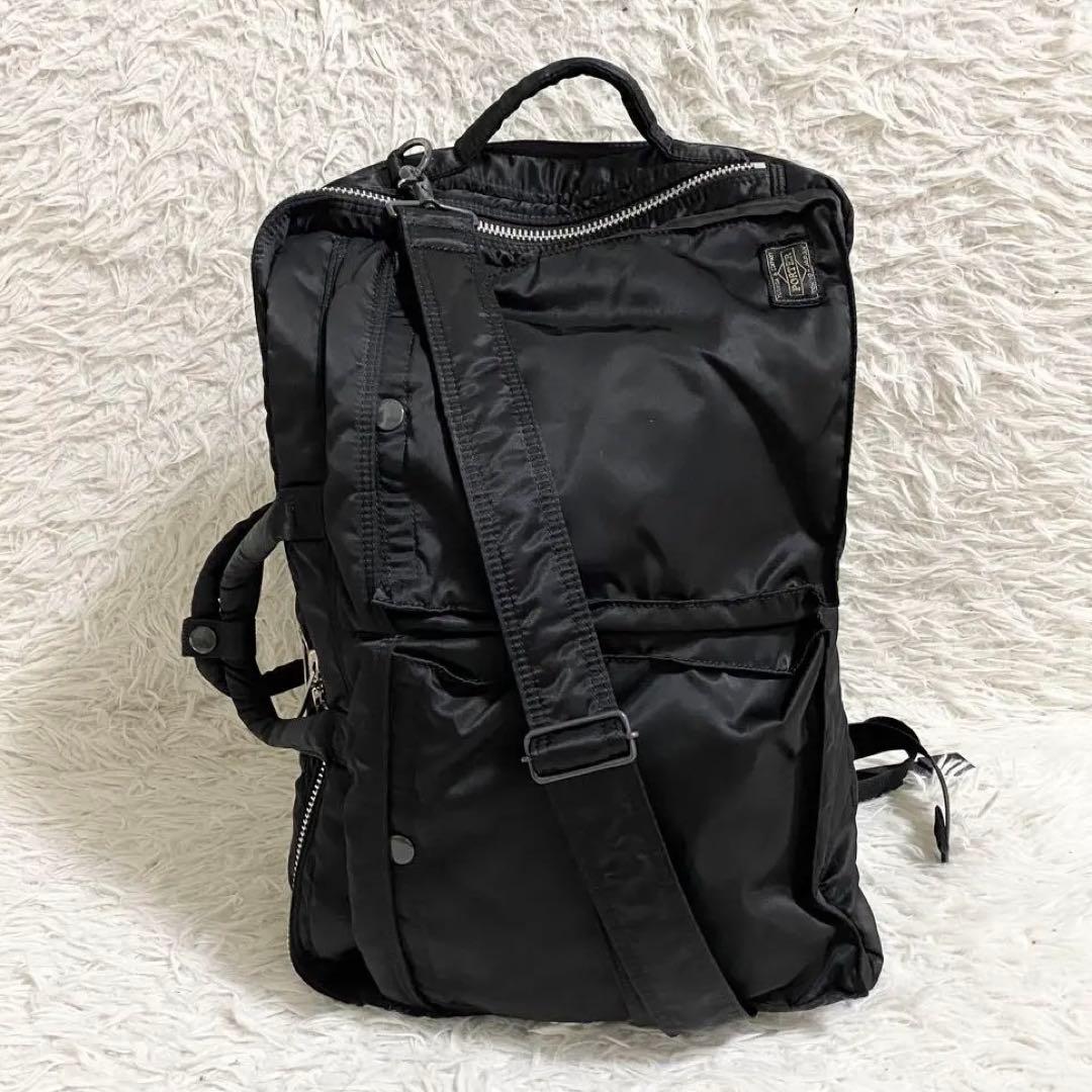 3way 2層 ✨PORTER ポーター タンカー リュック ビジネス 黒