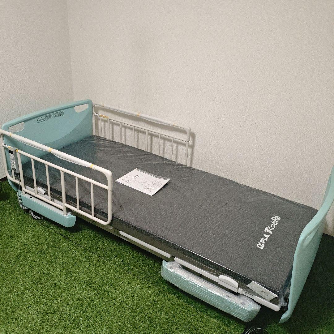 パラマウントベット　レント3モーター　　サイドレール　すくっとマット　3点セット