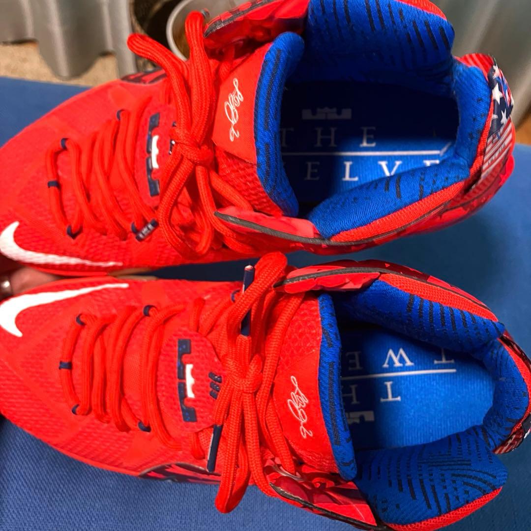 NIKE LEBRON 12 ナイキ レブロン12 インデペンデンスデイ 27c - メルカリ