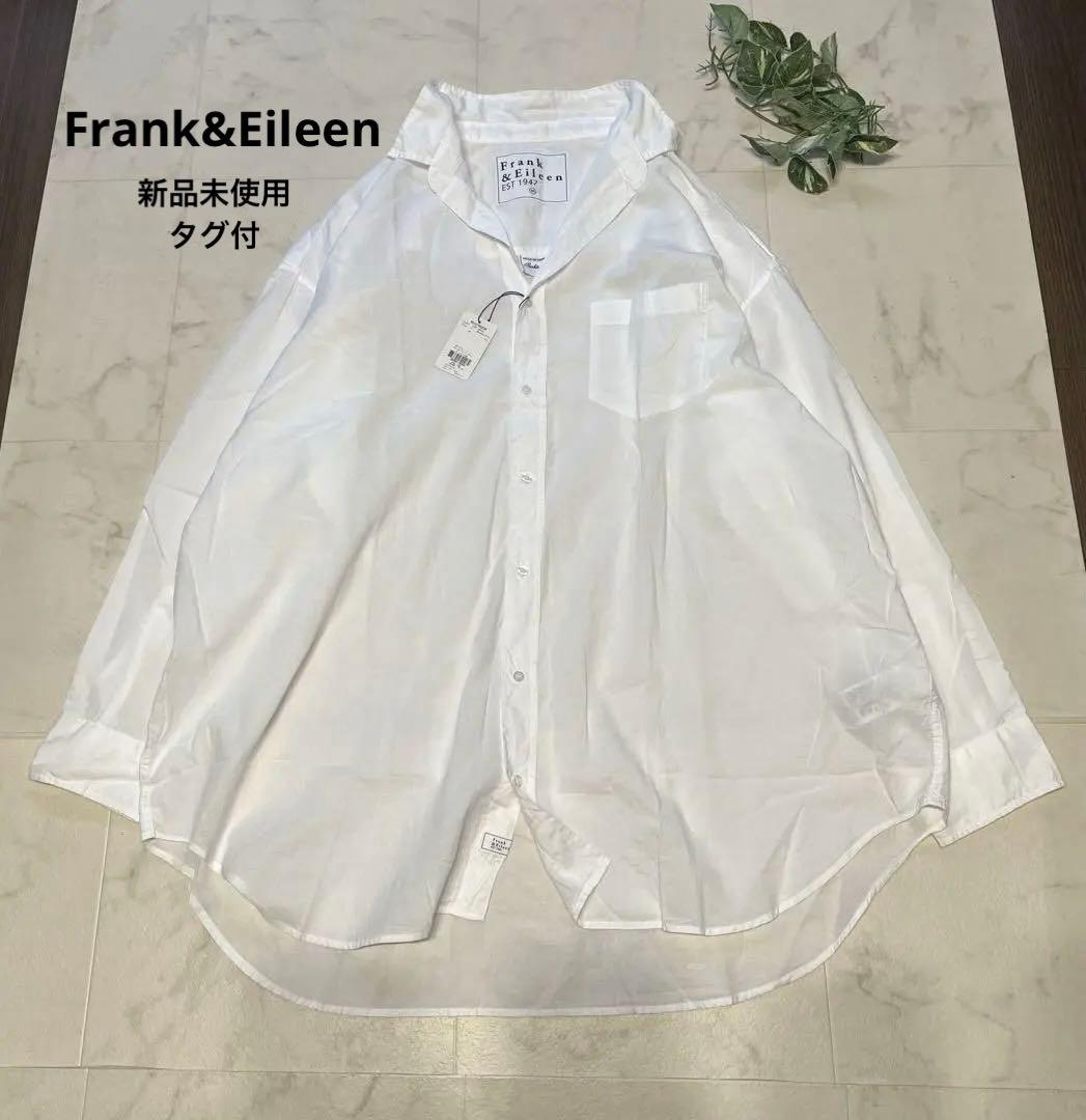 新品未使用　フランク&アイリーンMACKENZIE ビックシャツ　ホワイト