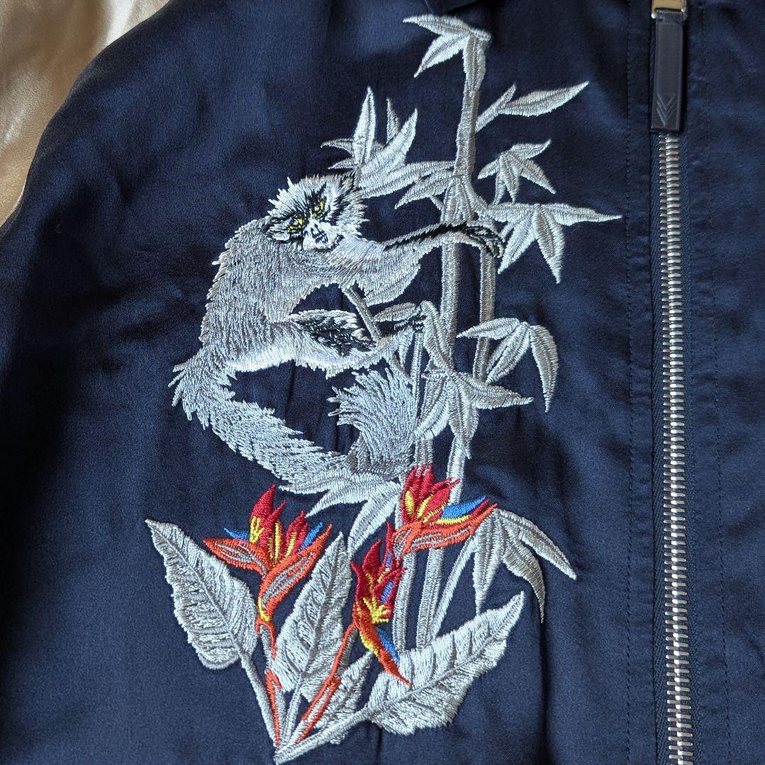 人気モデル】 ルイヴィトン スカジャン ジャケット サイズ52 XL 刺繡