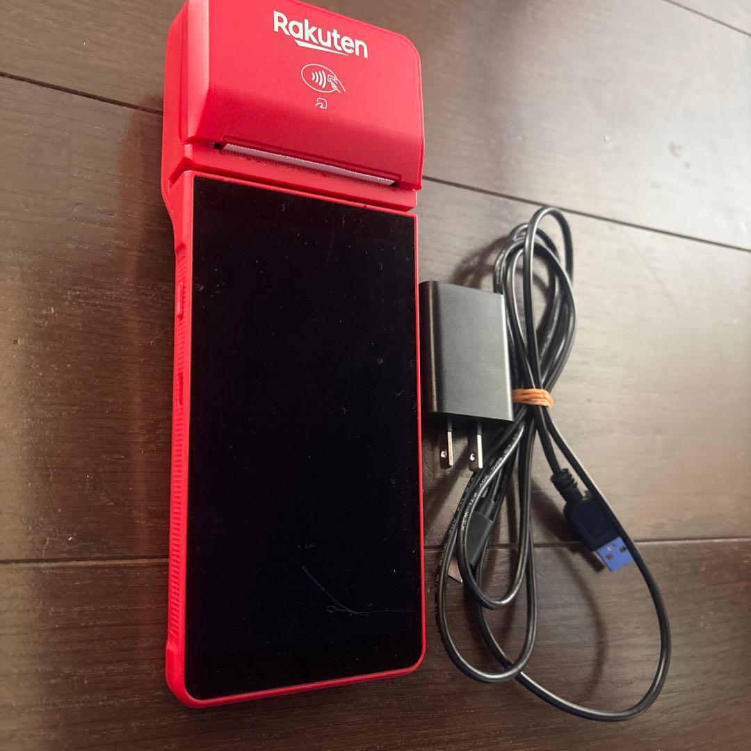 楽天ペイ ターミナル 本体 赤レッド 決済端末 - メルカリ
