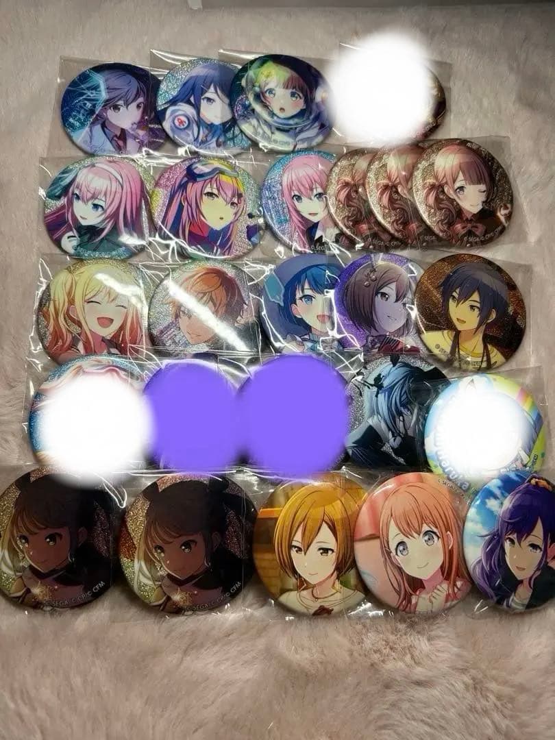 プロセカ グリッター缶バッジ まとめ売り まとめ グリ缶