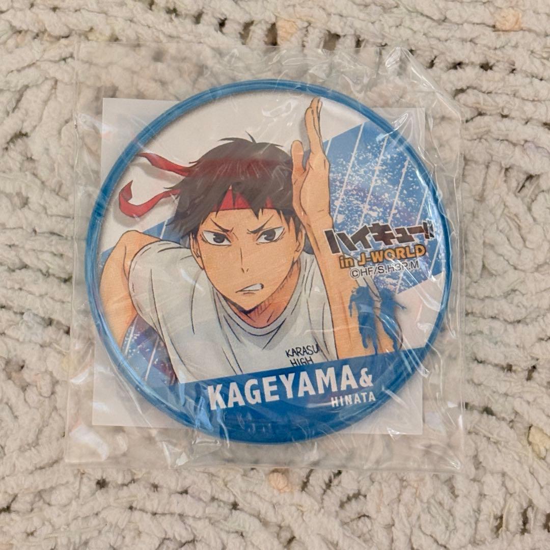 非売品】ハイキュー 影山飛雄 缶バッジ J-WORLD 体育祭 - メルカリ