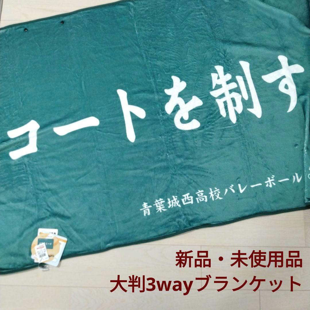 ハイキュー!! 3wayブランケット ポンチョ 青葉城西高校 及川徹 岩泉一