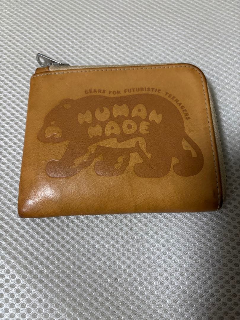human madeウォレット財布コンパクトヌメ革エイジング