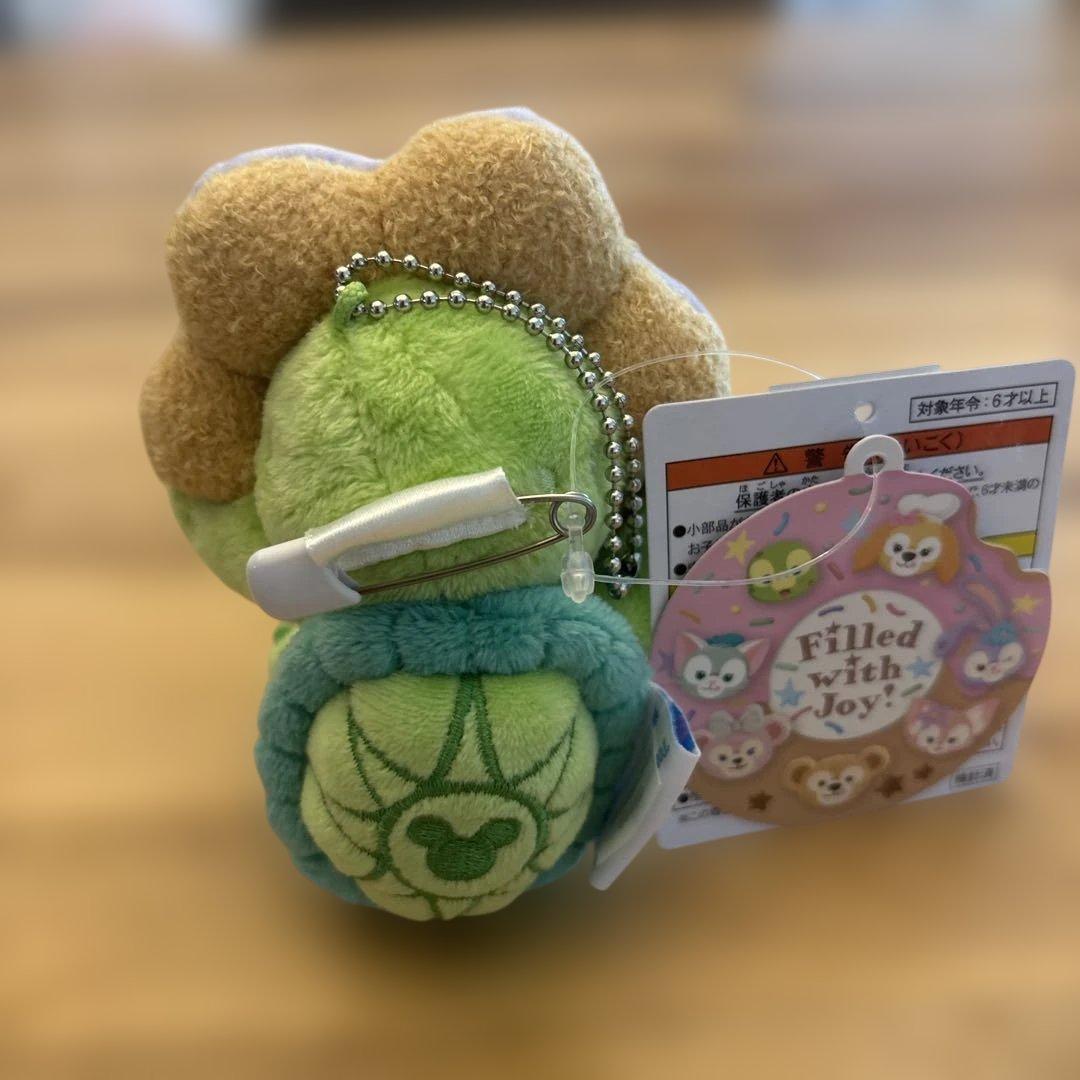 新品未使用】東京ディズニーリゾート 亀オルメル ドーナツぬいぐるみ