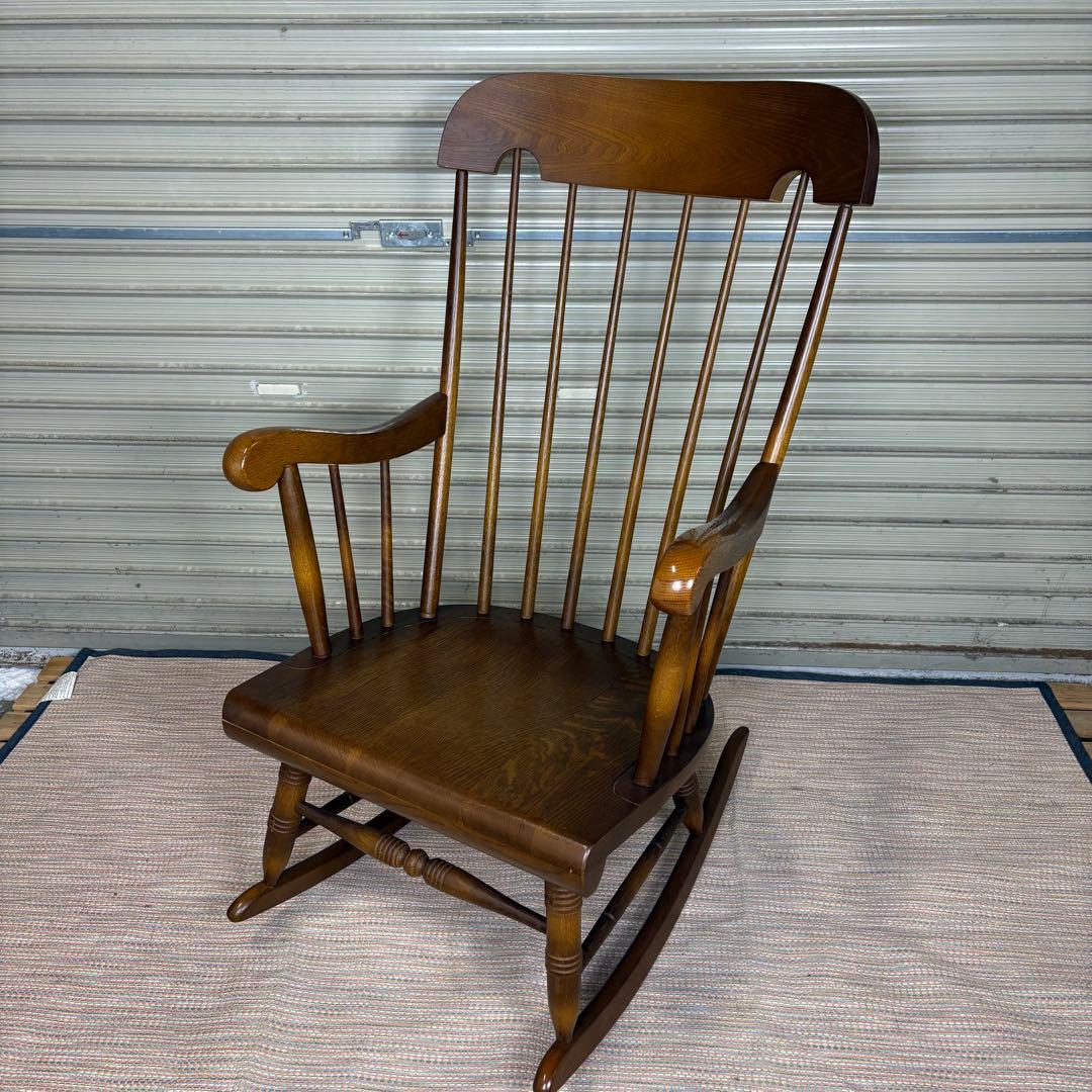 【送料込】ロッキングチェア 飛騨産業 キツツキマーク HIDA ヴィンテージ