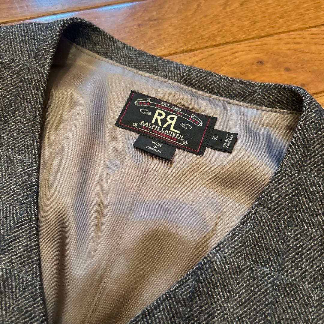 ダブルアールエル　　ツイードジレ　　ポロラルフローレン