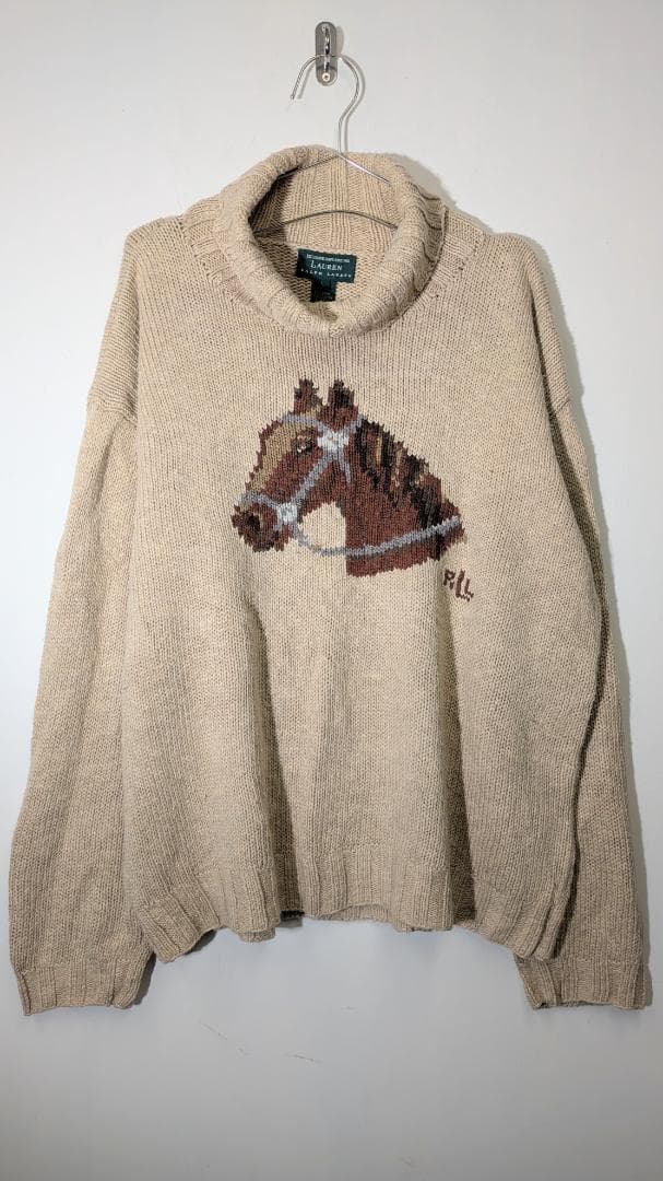 ラルフローレン タートルハンドニット