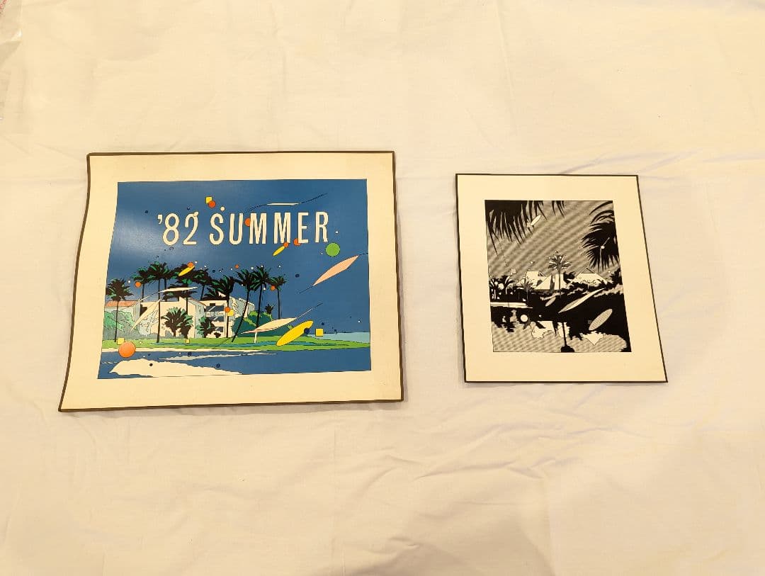 鈴木英人　原画　パントン原画　2枚