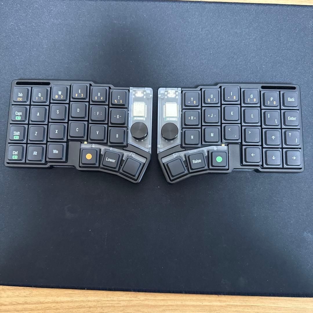 し*。様 Cornix LP 無線分割キーボード ブラック lofree spe - メルカリ