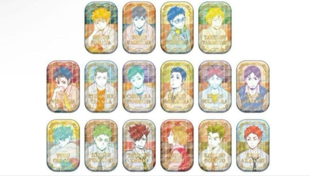 ハイキュー !! 一番くじ 缶バッチ 花札 日向翔陽 影山飛雄 - 日向翔陽