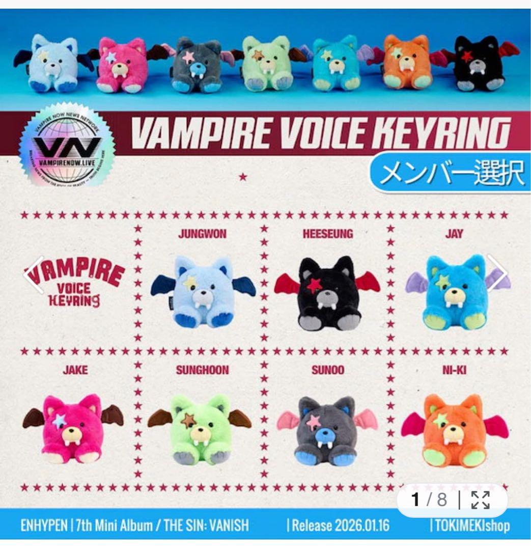 ENHYPEN THE SIN : VANISH ボイスキーリング ソンフン P11210