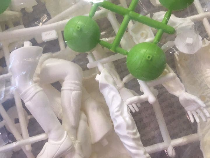 珍品 AirFix サッカー イングランド代表 ベッカム他4人セット