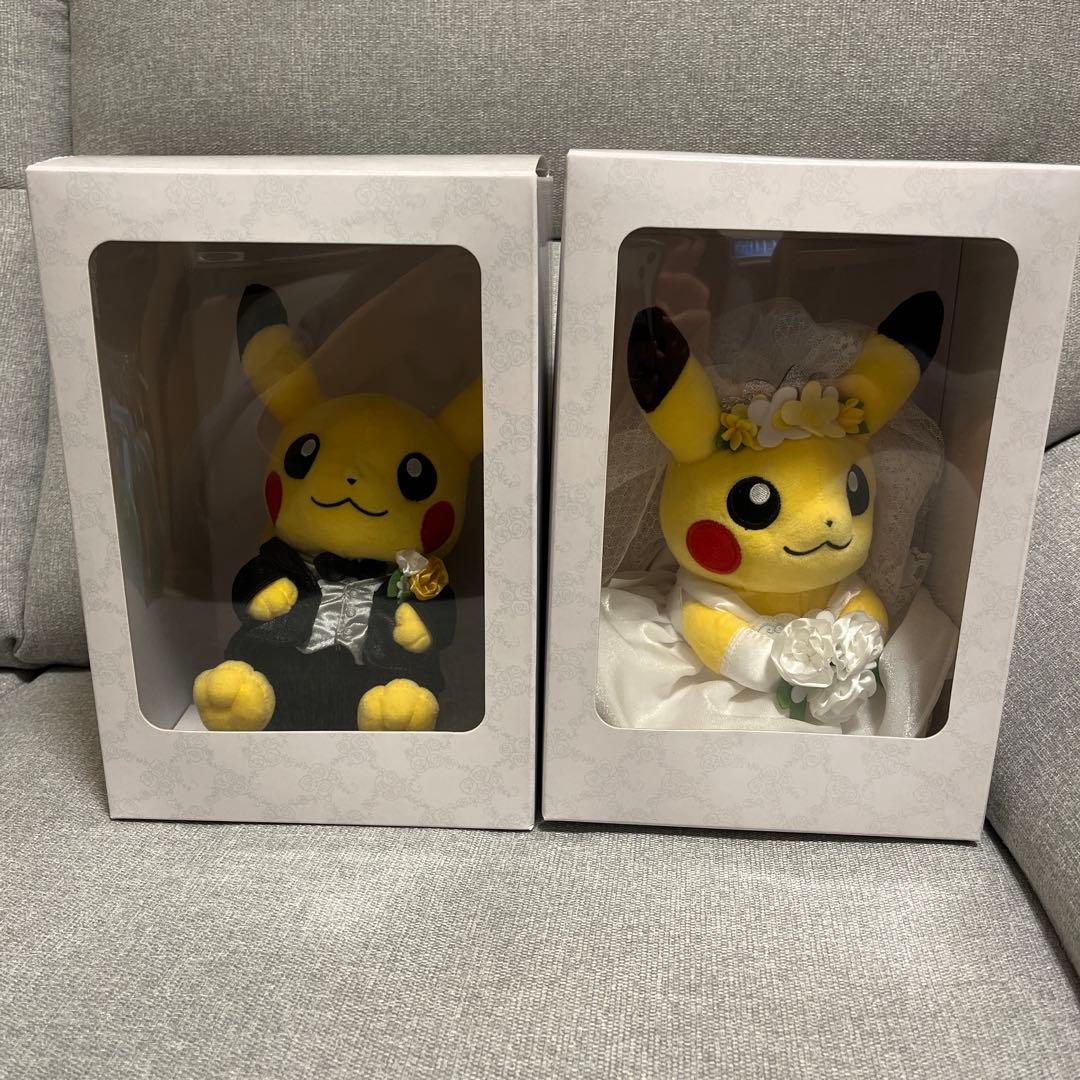 ピカチュウ　ウェディング　ぬいぐるみ
