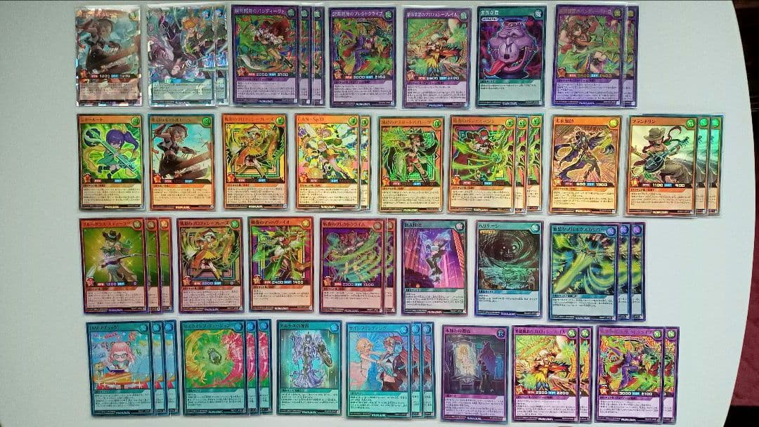 遊戯王 ラッシュデュエル 風属性 サイキック族 デッキパーツ 98枚