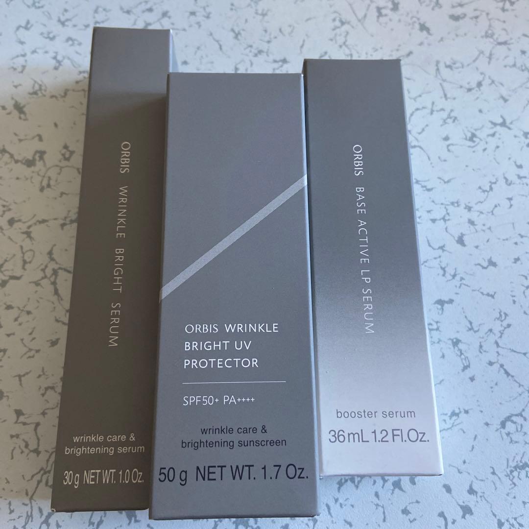 オルビス 3セット　新品　UVプロテクター　LPセラム　リンクルブライトセラム