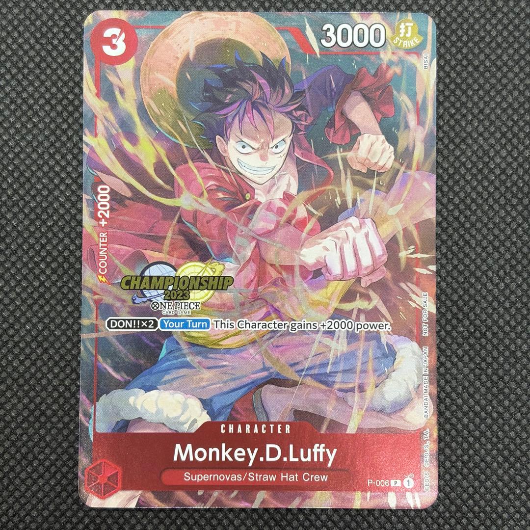 チャンピオンシップCS2023 ルフィ 006 海外プロモ ③ - メルカリ
