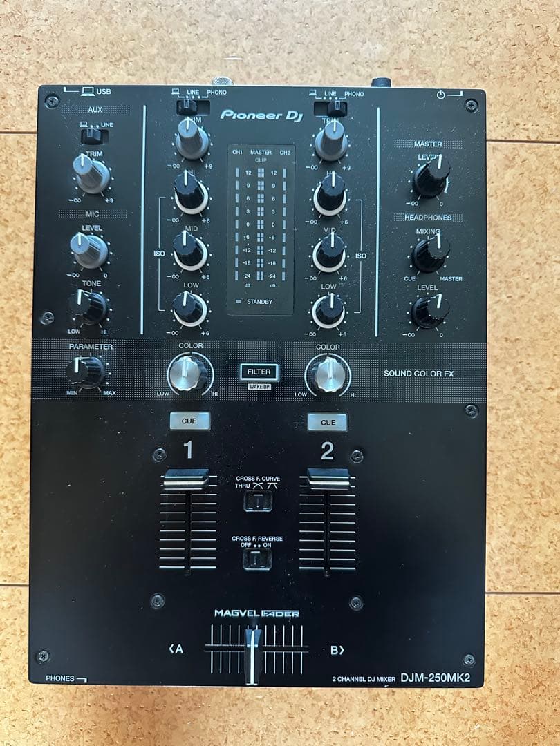 Pioneer DJ DJM-250MK2 ジャンク 中古品】Pioneer DJ/DJミキサー/DJM-250MK2 -DJ機材アナログレコード