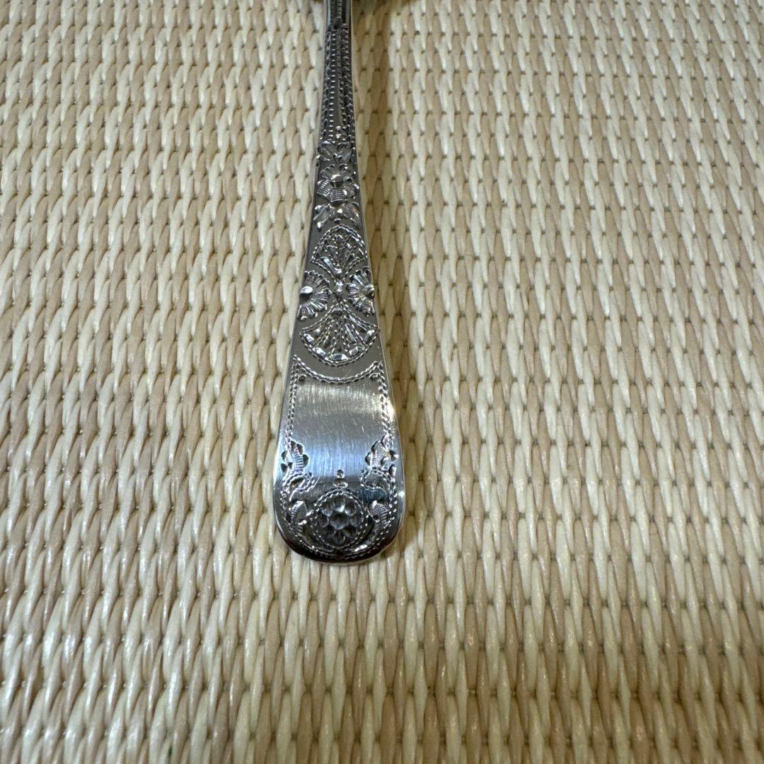 スターリングシルバー英国製 925/1000 純銀スプーン - メルカリ