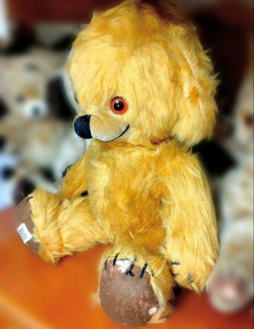 メリーソート＊ビンテージ regd タグ チーキー テディベア