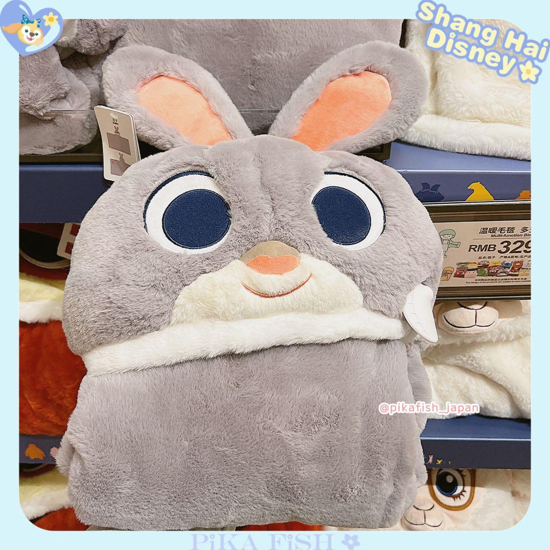 【現地購入☆正規品】 ジュディ　ズートピア　帽子付ブランケット　上海ディズニー