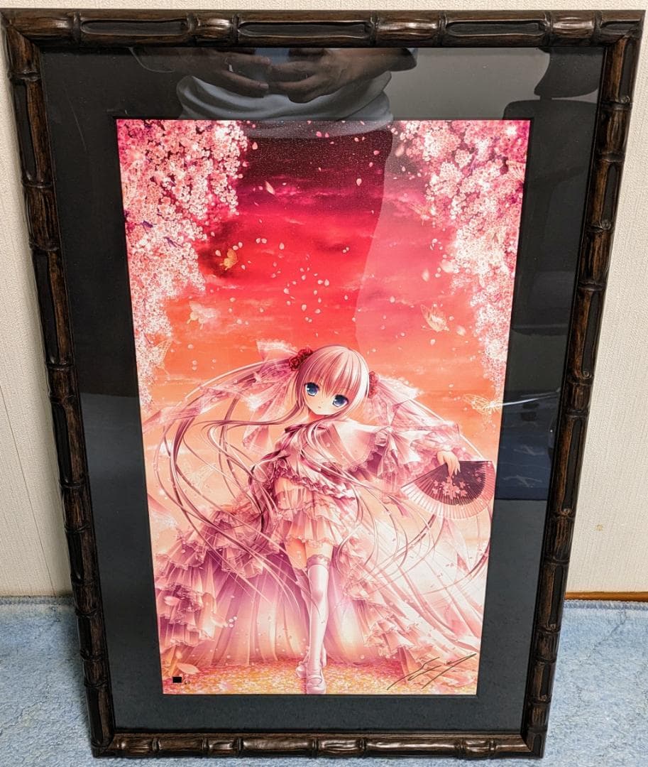 てぃんくる／雪月華舞 -憐-　CE　版画　ミックスドメディア