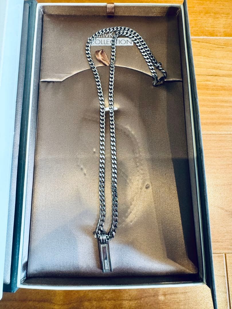 日本製 silvk+32 喜平 ネックレス 天然ダイヤ0.04 - メルカリ