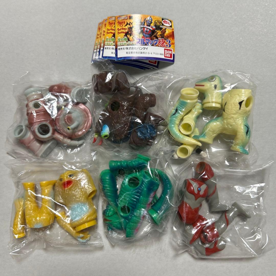 HGシリーズ ブルマァク魂3『カネゴン他 全6種コンプリート セット』