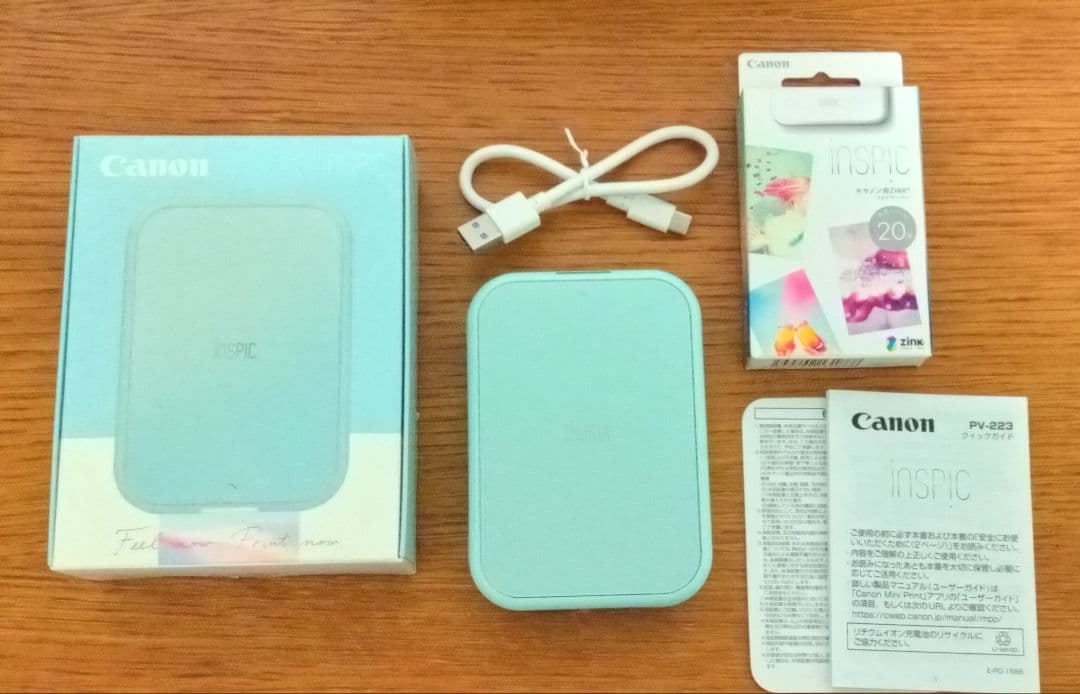 Canon ミニフォトプリンター iNSPiC PV-223-BL