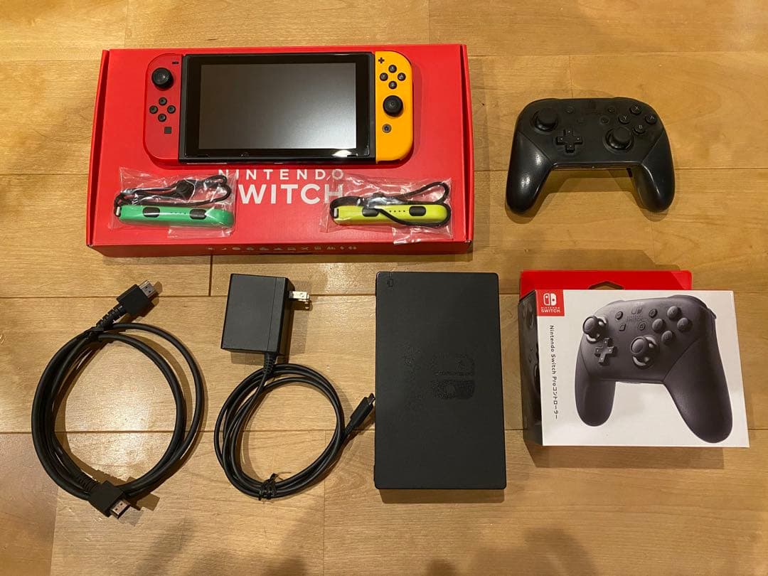 Nintendo Switch 本体 純正プロコン付き