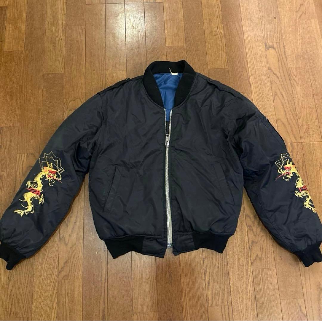 t*t様 ツアージャケットドラゴン刺繍 スカジャン WEST-PAC 1977 Lot No. TT15619-119 / Early 1950s Style Acetate Souvenir Jacket