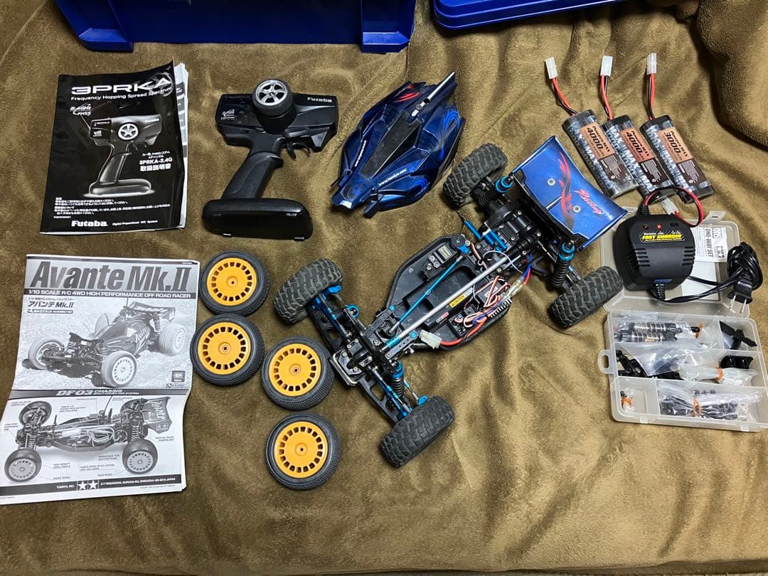 週末限定値下げタミヤ DF-03 アバンテMr.Ⅱ フルセット（オプション