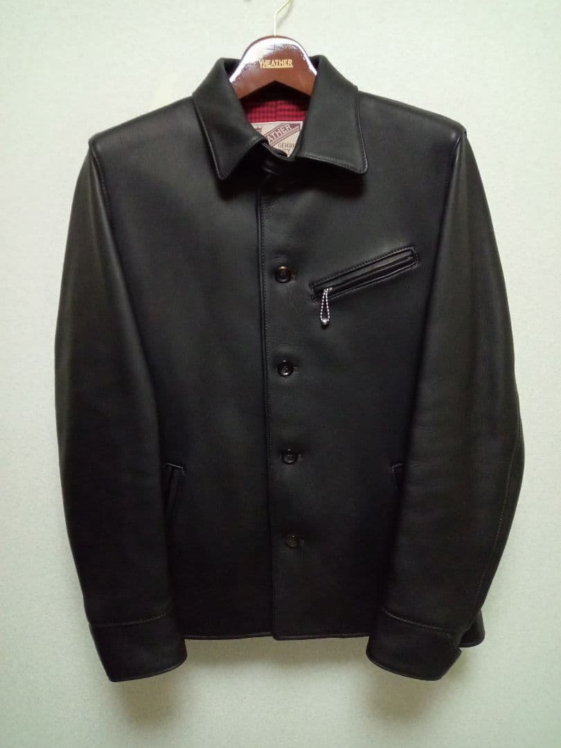 【やす】Y'2 LEATHER ディアスキン　カーコート　ワイツーレザー