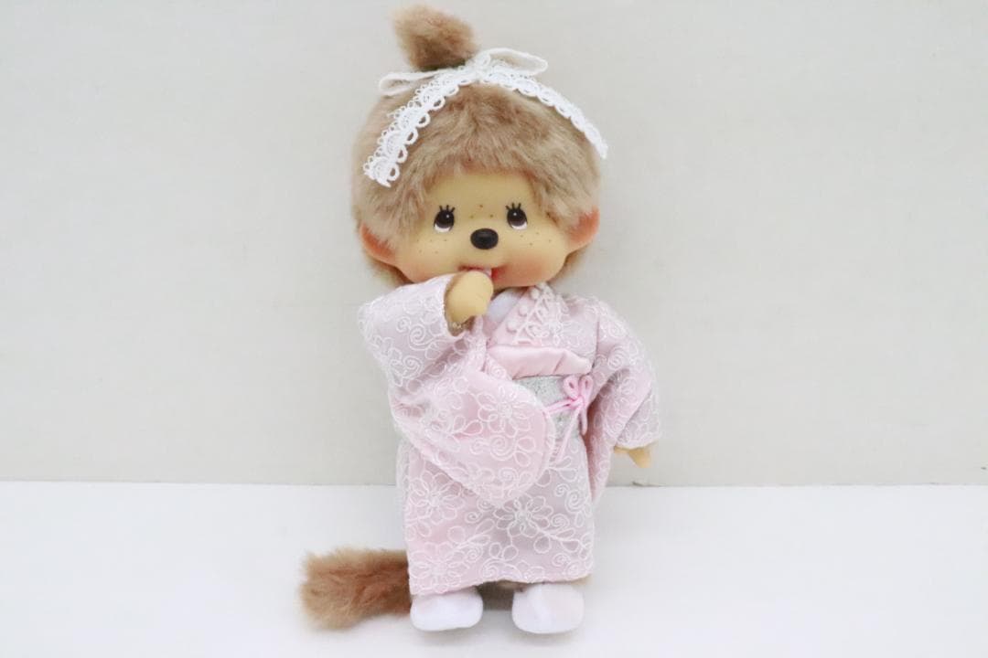 久月 オリジナル お着物モンチッチ ミルクティブラウン 32-JD0209-11