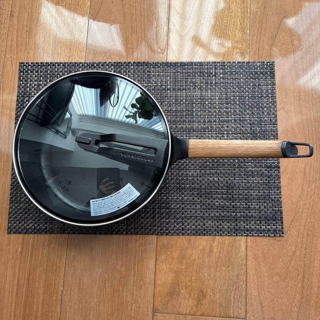 お値下げ！バーミキュラvermicularフライパン 24cm蓋付き