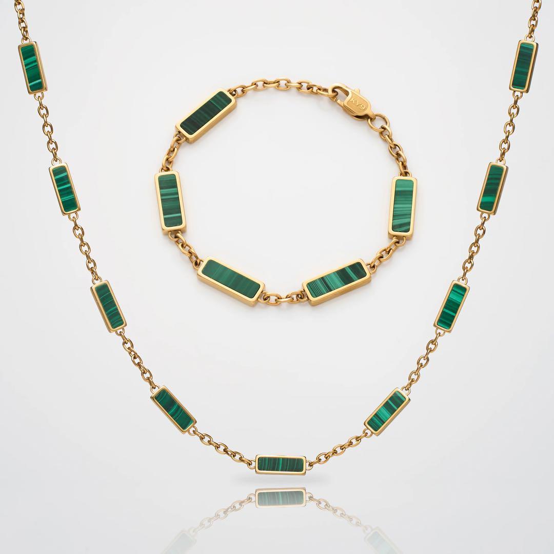 アクセサリー ky9jm Malachite Barlink Set