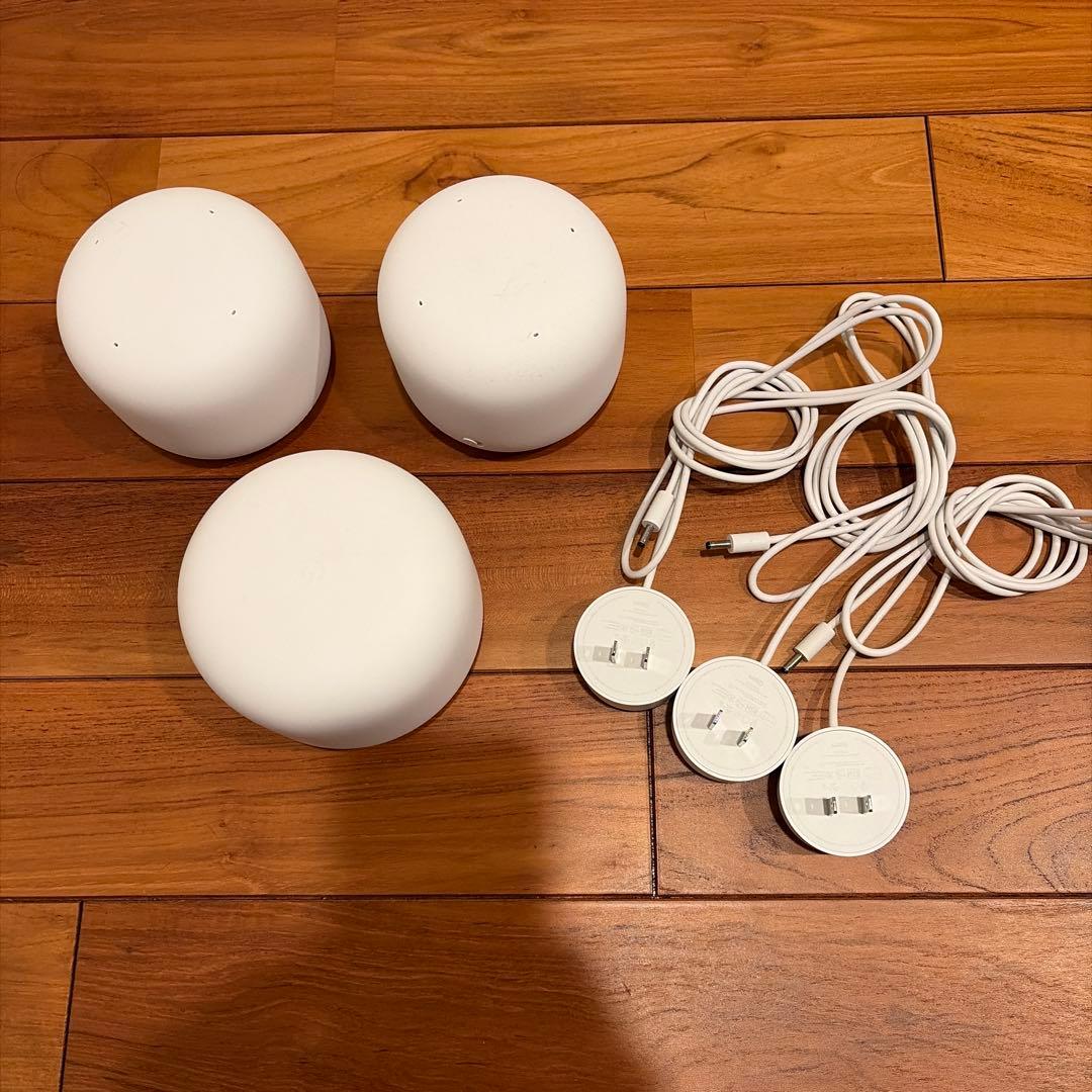 Google Nest WiFi H2D 1台 + 拡張ポイント2個セット