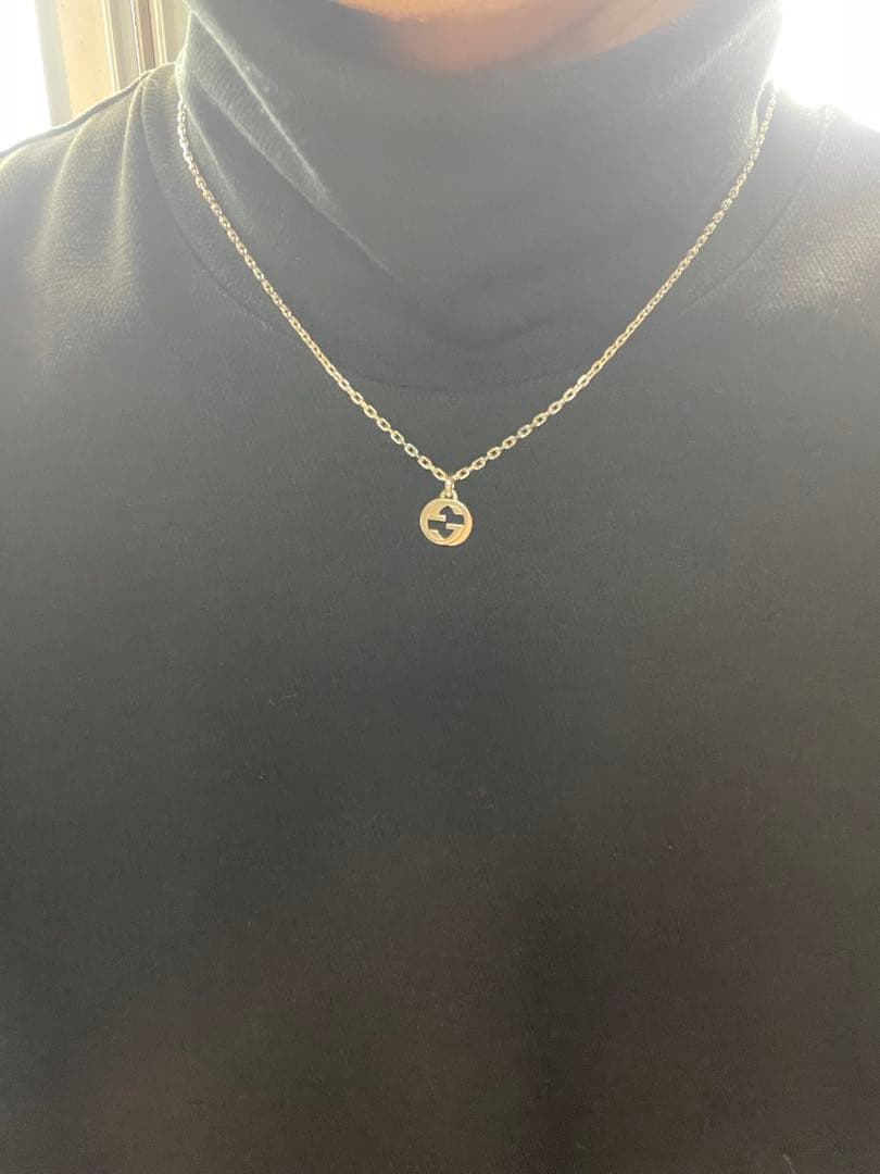 【星野源プロフ推奨】 美品✨GUCCI インターロッキングネックレス