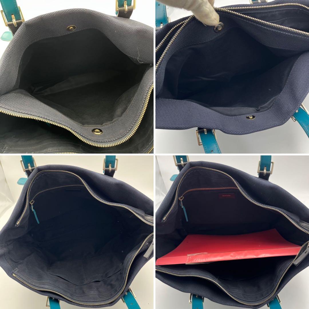 美品 ポールスミス カラードチップ A4◎ トートバッグ キャンバス