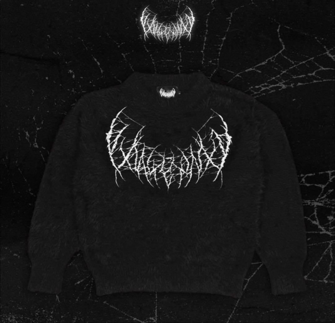 急ぎ！！Pxrge Trxxxper着用 YXNGBRATZ Logo Knit - メルカリ