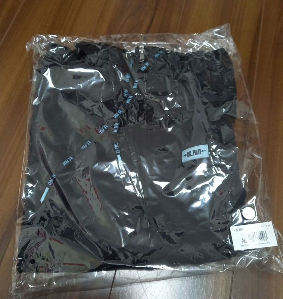 RE_PRAY パーカー 羽生結弦 リプレイ ブラック Lサイズ ジップパーカー