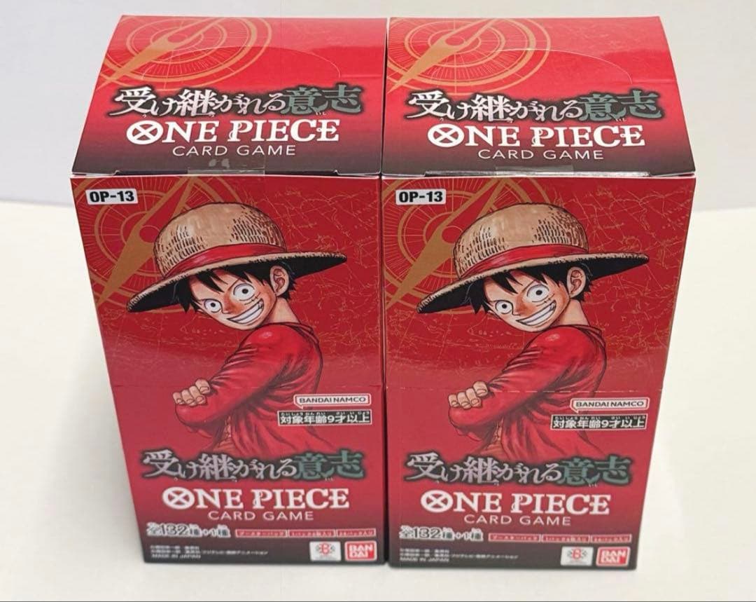 新品未開封】ワンピースカード 受け継がれる意志 2BOX - メルカリ