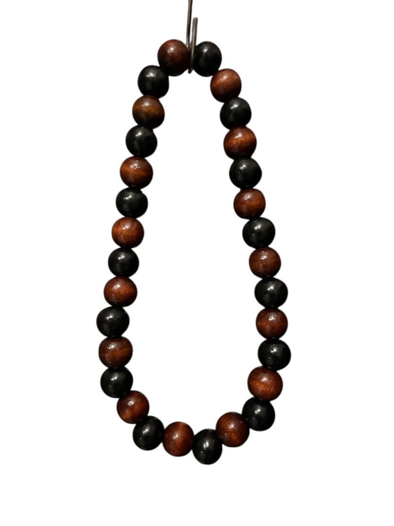 あおばくん着用】 数珠 ネックレス ウッドアクセサリー - メルカリ