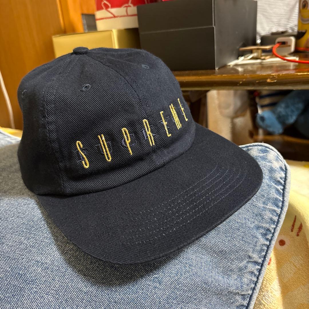 SUPREME ネイビー キャップ