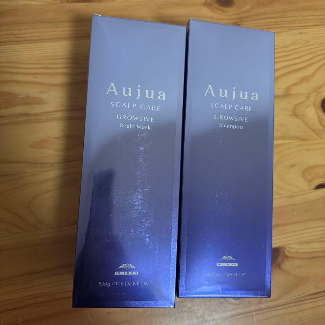 オージュアMilbonスカルプ グロウシブシャンプー500ml＆マスク500ml