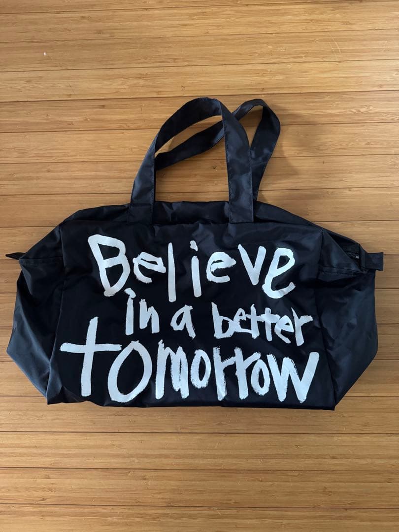 コムデギャルソン　ナイロン メッセージプリントバッグ