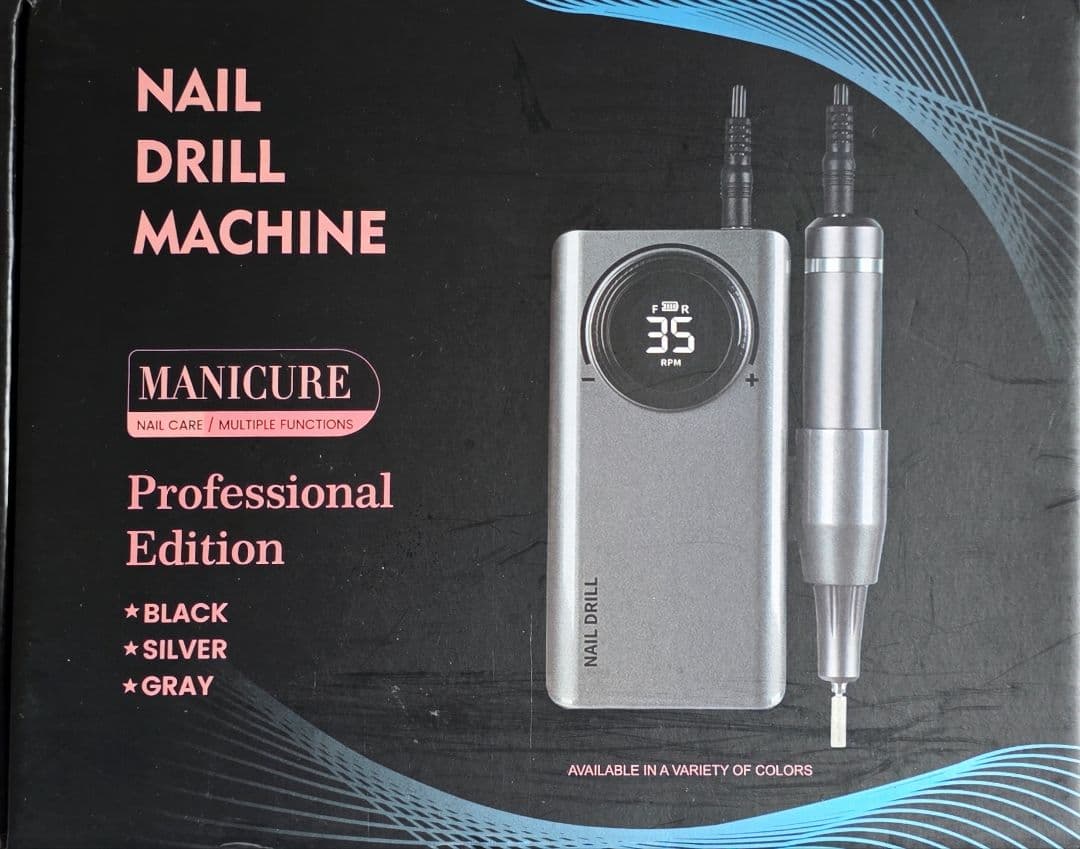 【美品】1回使用‼️充電式ポータブルネイルドリルマシン